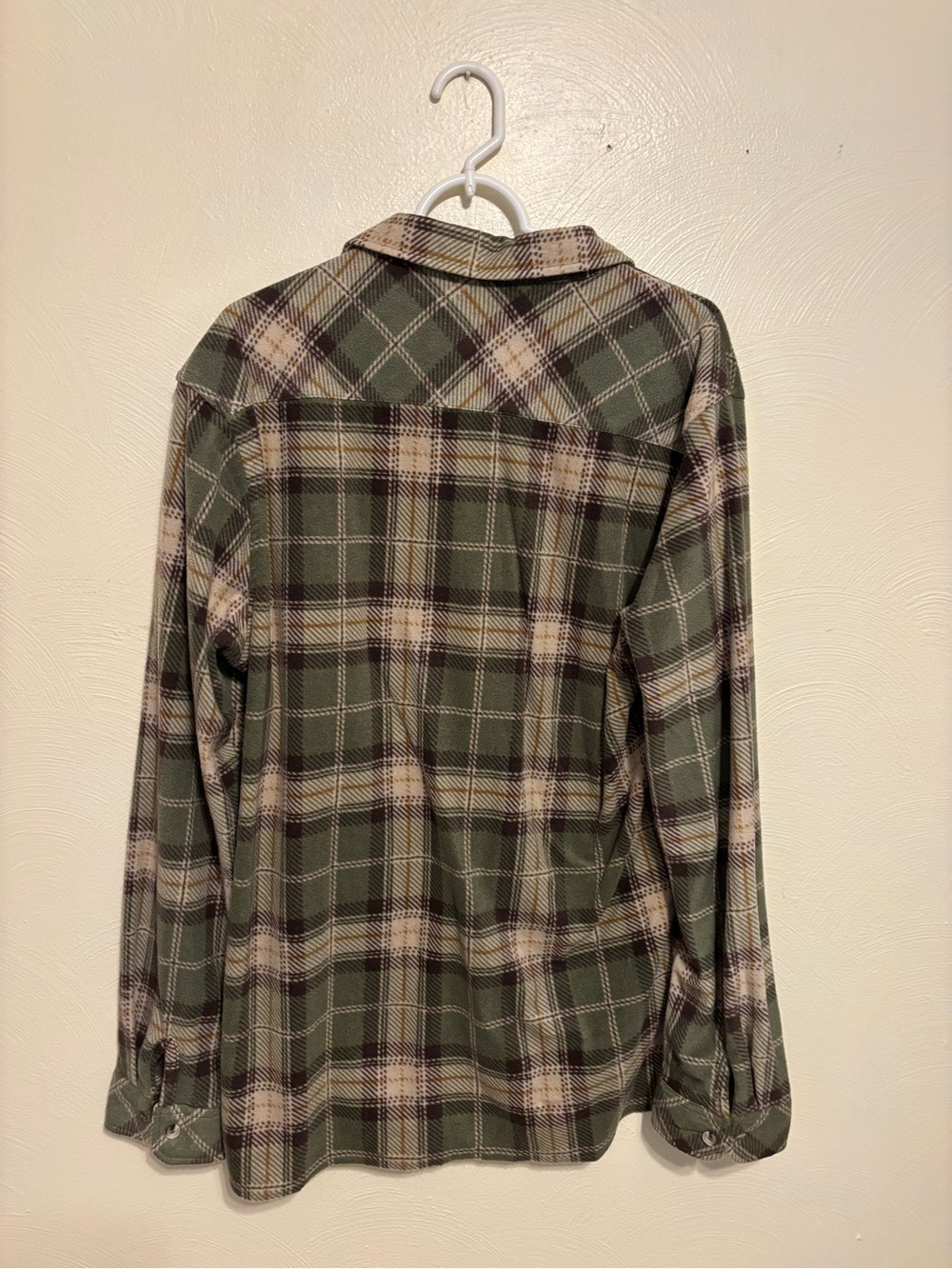 N°MAD Craft + Flow Green Plaid Fleece Flannel Shirt Jacket XL - Picture 8 of 8